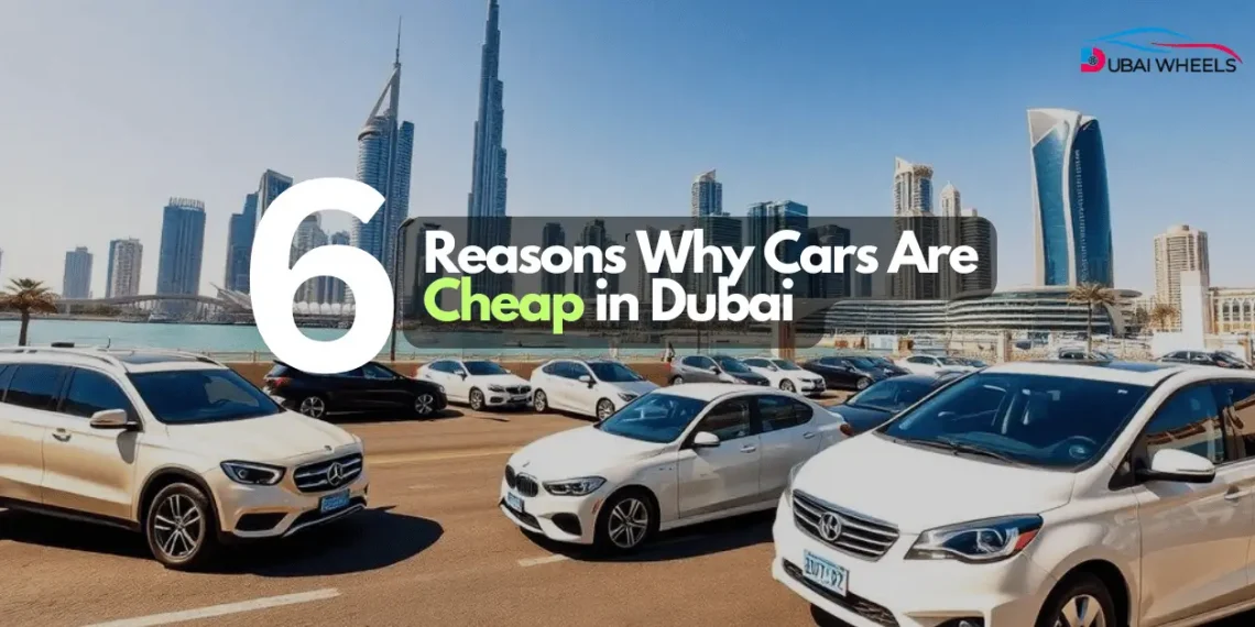Why are cars in Dubai so cheap