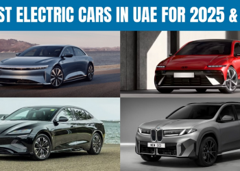Best Electric Cars UAE 2025/2026 on UAE Roads – Tesla, Lucid, BMW, Hyundai EVs