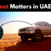 Car cooling system and AC adaptation for extreme UAE heat
