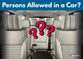 How many person allowed in car UAE for sedans, SUVs, and vans in 2025