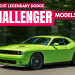 Dodge Challenger driving on UAE roads, showcasing classic muscle design and power.