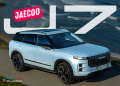 Jaecoo J7 SHS Hybrid SUV showcasing futuristic design and hybrid efficiency in UAE