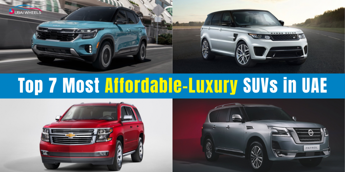 Mid price SUVs with panoramic sunroof digital cockpit and ventilated seats illustrating SUV Cars in UAE