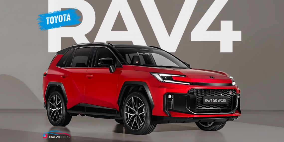 Toyota RAV4 2025 in UAE showing modern design, hybrid features, and premium interior.