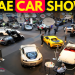 Futuristic electric vehicles, luxury supercars, and off-road SUVs showcased at the UAE Car Show 2025 in Dubai.