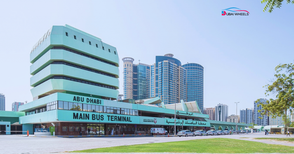 Abu Dhabi Central Bus Station near Al Wahda Mall – main intercity terminal in UAE