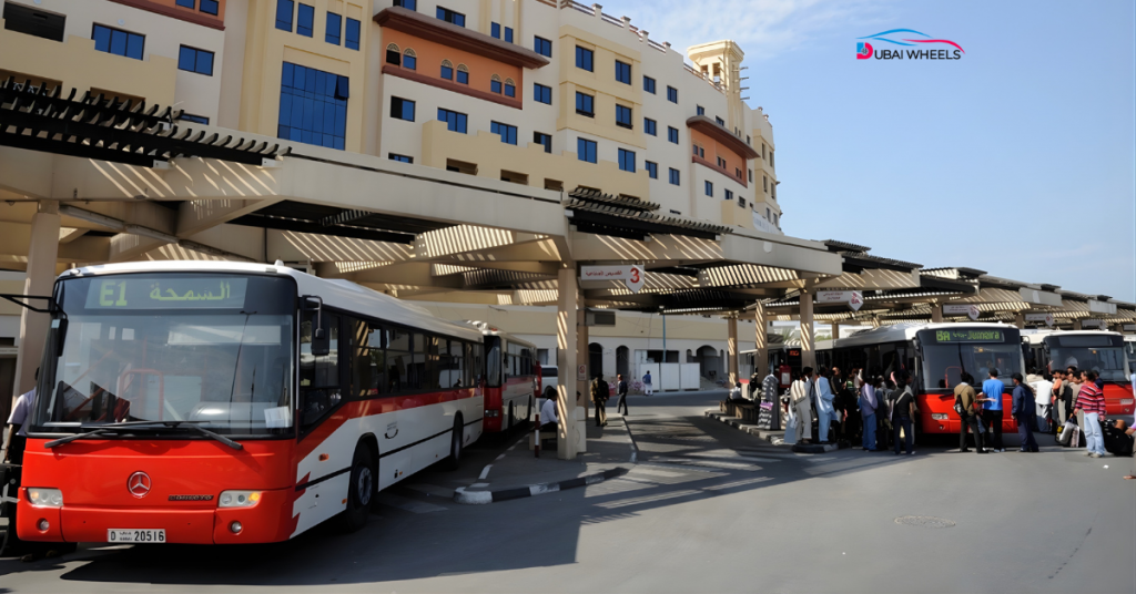 Al Ghubaiba Bus Station in Dubai near Creek and Dubai Museum – major intercity terminal