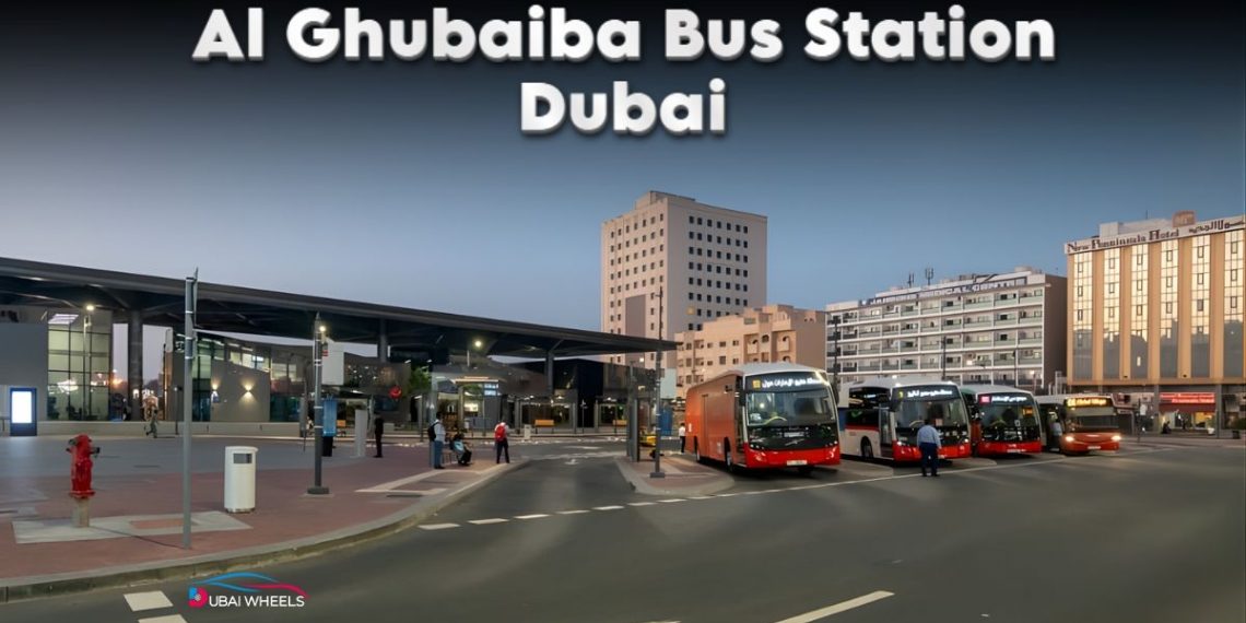 Al Ghubaiba Bus Station Dubai exterior showing bus platforms and passenger areas