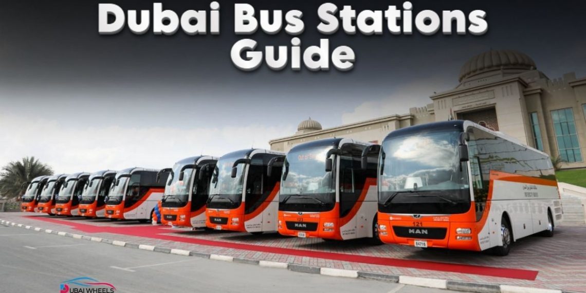 Dubai Bus Stations in 2025 showing major terminals, routes, and public transport options