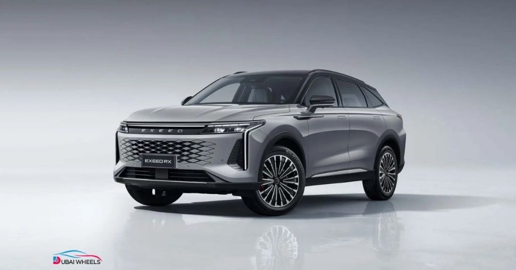 Exeed RX 2025 luxury SUV in UAE with sporty design, futuristic technology, and aggressive styling