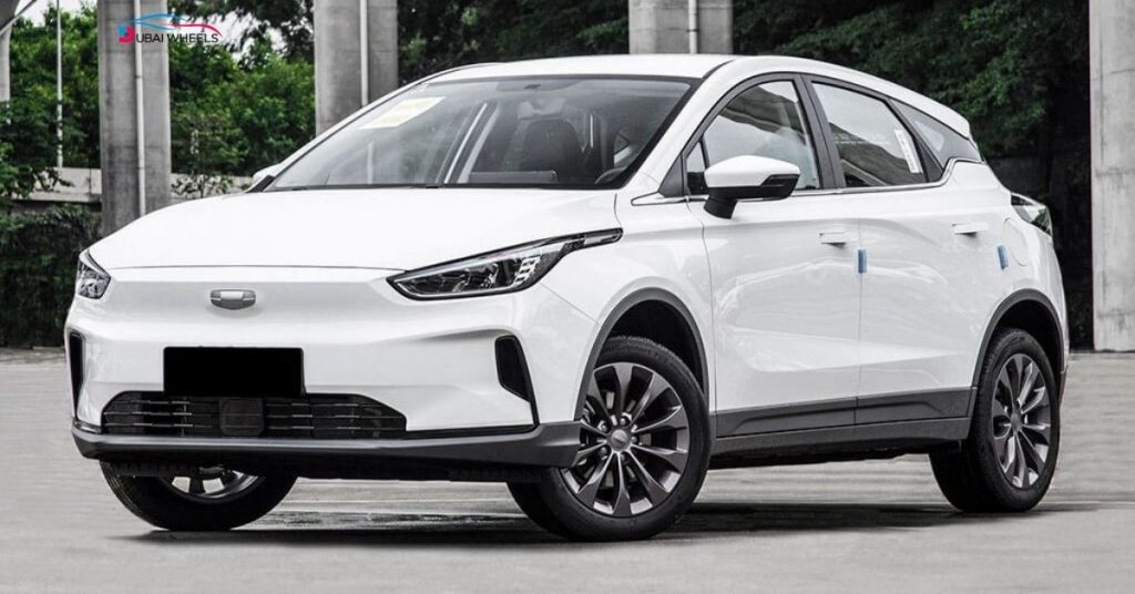Geely Geometry C in the UAE 2025, pure electric hatchback crossover ideal for urban driving, featuring advanced EV technology and a modern design.