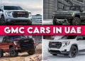 GMC cars in UAE showcasing power, luxury, and performance on city streets and desert roads