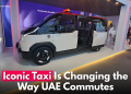 Iconic Taxi — Dubai’s smart hybrid vehicle leading the future of fuel efficient cars in UAE, combining luxury, sustainability, and advanced mobility technology.