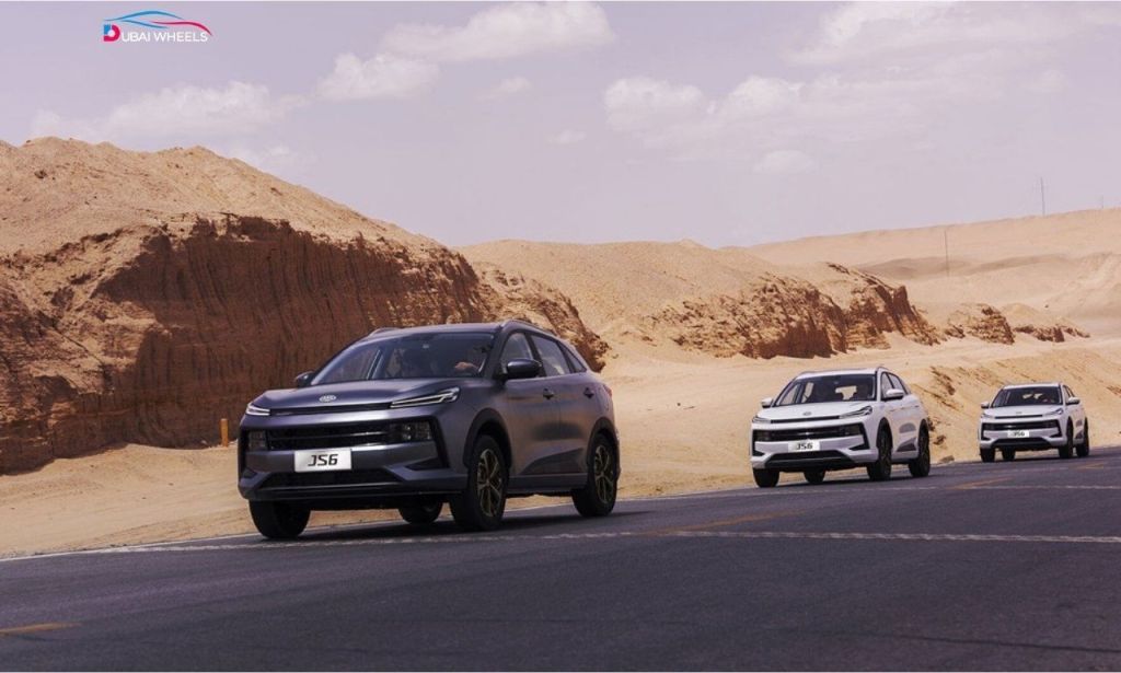 JAC Cars in UAE designed for extreme heat and desert conditions with reliable AC, fuel-efficient engines, and robust safety features
