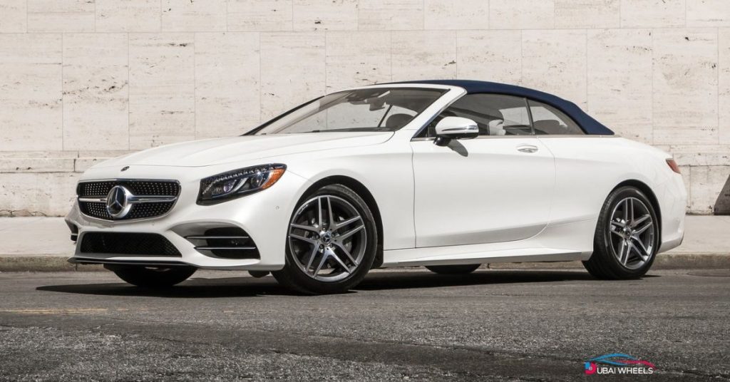 Mercedes-Benz S-Class Cabriolet – luxury convertible car cruising in Dubai UAE