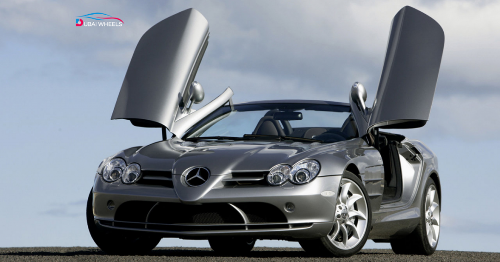 Mercedes-Benz SLR McLaren from Donald Trump’s Car collection showcasing German precision, British design, and high-performance luxury.