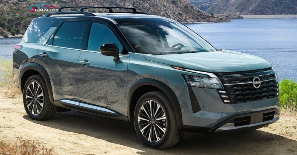 Nissan Pathfinder 2025 in UAE featuring powerful V6 engine, off-road capability, spacious interior, and family-friendly adventure SUV design