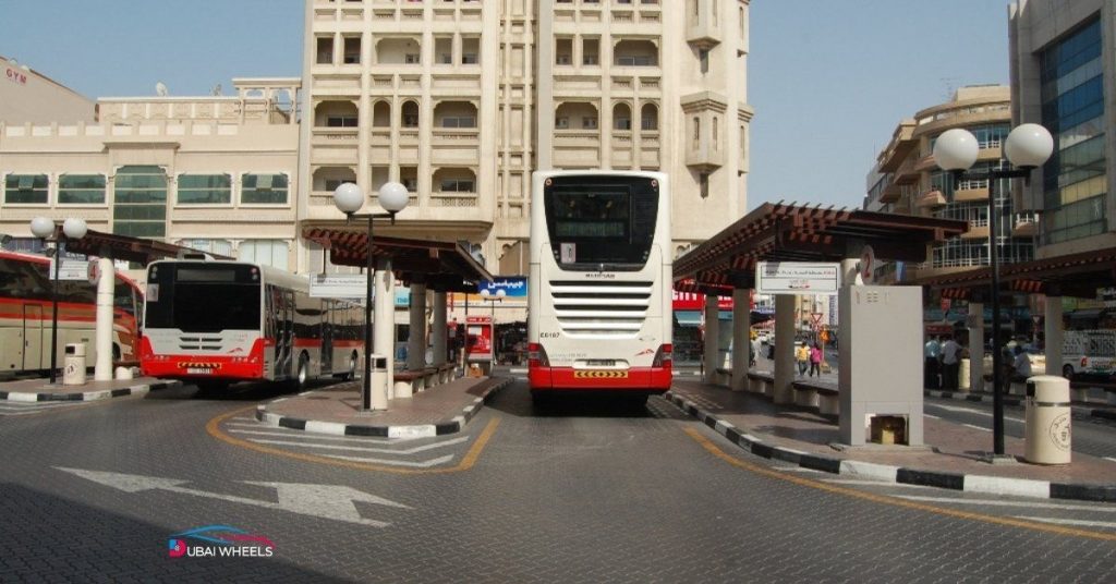 Sabkha Bus Station in Dubai, main gateway to Old Dubai with access to local and intercity routes, markets, malls, and historic areas