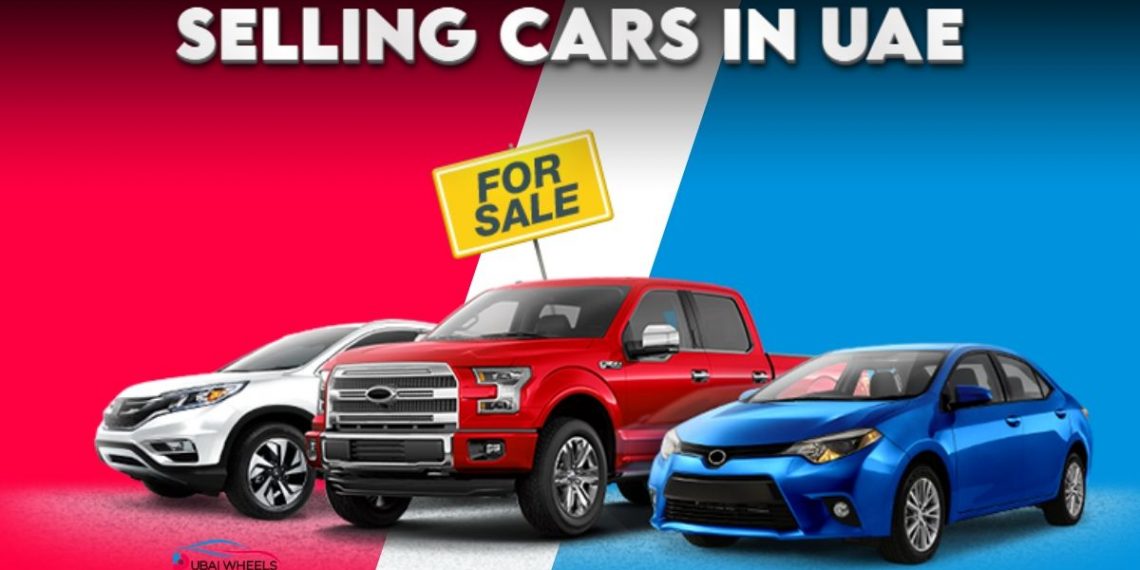 Selling Car in UAE – Step-by-step guide showing RTA process, AI valuation, and car resale tips