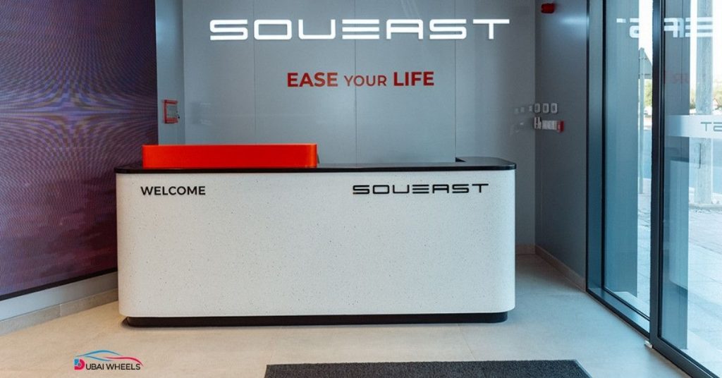 SOUEAST UAE SUV interior featuring modern cabin, infotainment system, and hybrid technology 2025