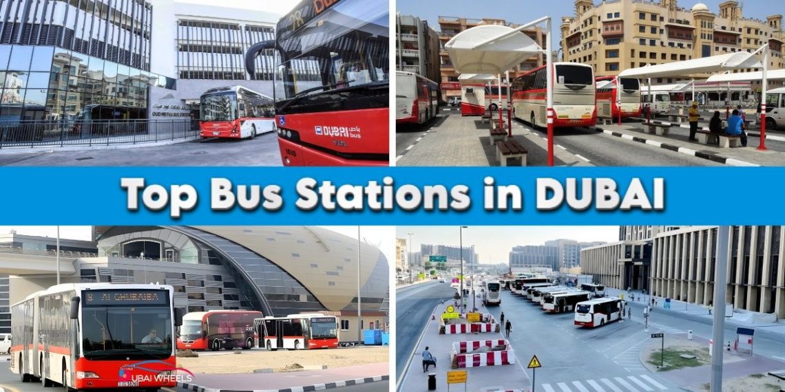 Top Dubai bus stations including Oud Metha, Sabkha, Al Quoz, and Gold Souq with routes and timings guide