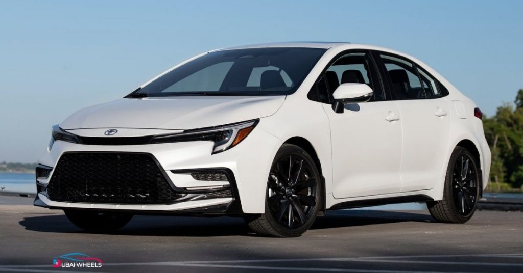 Toyota Corolla UAE 2025 sedan, affordable, reliable, and ideal for daily commuting
