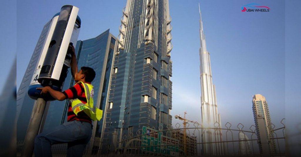 Intelligent radar and AI-driven traffic control in UAE 2025 enforcing speed limits on highways and urban roads
