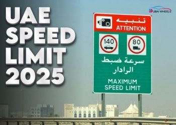 UAE Speed Limits 2025 guide showing fines, max and min limits for smart driving across emirates