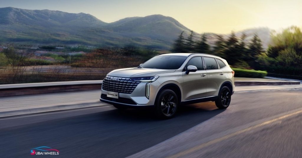 2026 Haval H6 UAE turbo engine and 9-speed DCT performance with 235 horsepower, AWD capability for city and off-road driving in Dubai
