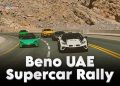 Beno UAE Supercar Rally 2025 luxury supercars convoy in Dubai