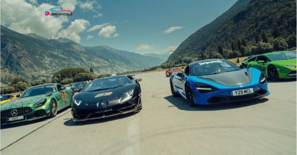Beno UAE Supercar Rally 2025 participants enjoying supercar convoy, desert drives, Jebel Jais and VIP parties in UAE