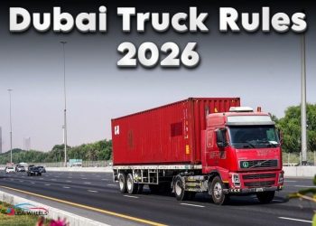 Dubai truck rules 2026 enforcement on Emirates Road for safer highways and reduced congestion