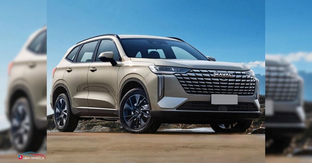 Haval H6 UAE – front and side exterior view showing modern design, premium SUV features, and family-friendly appeal
