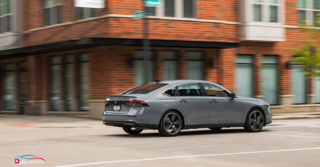 Honda Accord 2025 family sedan in UAE offering spacious cabin and fuel-efficient hybrid option