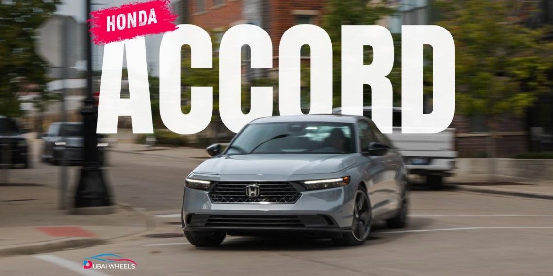 Honda Accord 2025 UAE exterior design with modern sedan styling