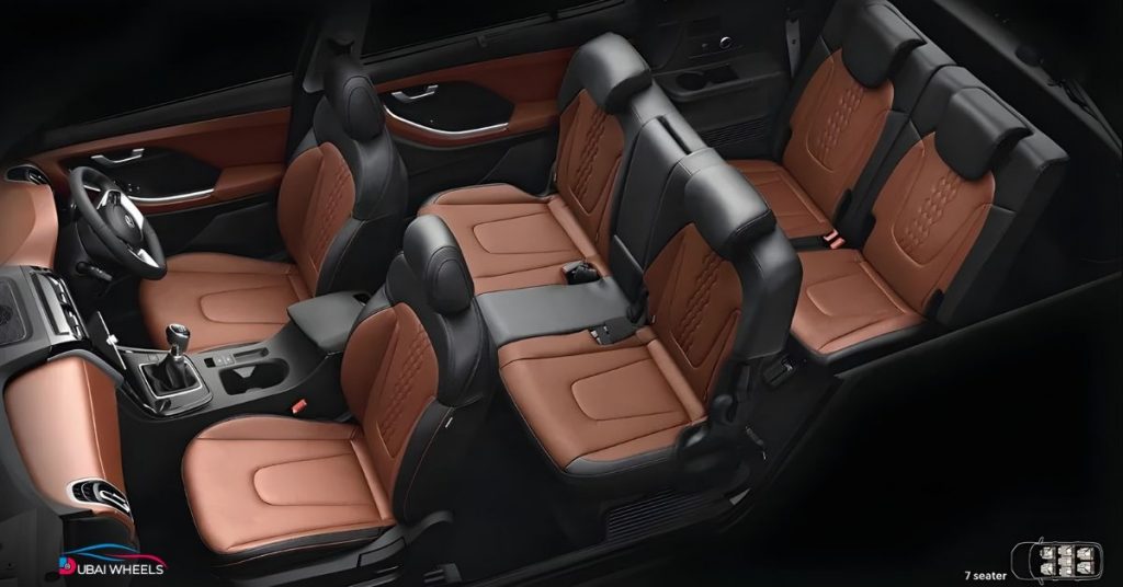 Hyundai Creta 2025 UAE interior showing spacious cabin, premium materials, comfortable seats, and infotainment system