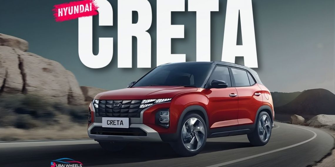 Hyundai Creta 2025 UAE front view showing stylish exterior and city-friendly compact SUV design