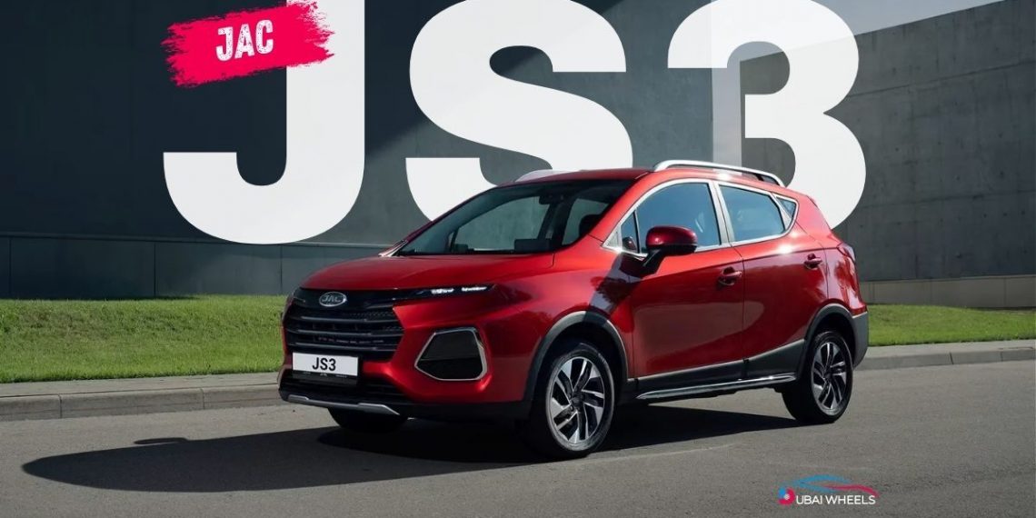 2025 JAC S3 UAE parked on Dubai road, compact SUV for families and first-time buyers