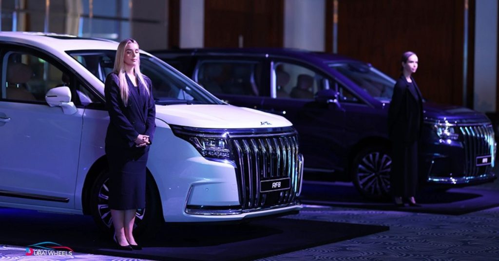 JAC T8 Pro, JS6 Pro and RF8 UAE launch event in Dubai by Al Habtoor Motors showcasing new pickup, SUV and hybrid MPV lineup
