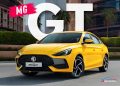 MG GT 2025 UAE sleek exterior design with LED lights and sporty alloy wheels