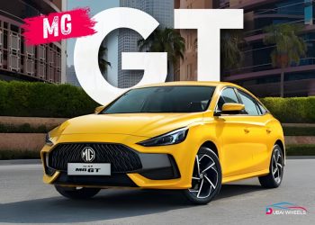 MG GT 2025 UAE sleek exterior design with LED lights and sporty alloy wheels