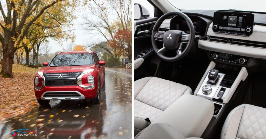 Mitsubishi Outlander 2025 UAE interior and exterior design showing premium styling