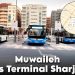 View of Muwaileh Bus Terminal Sharjah showing bus bays, signage, and commuter facilities for easy travel across UAE cities