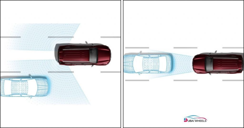 2025 Nissan Xterra UAE interior showing advanced safety technology and driver assistance systems