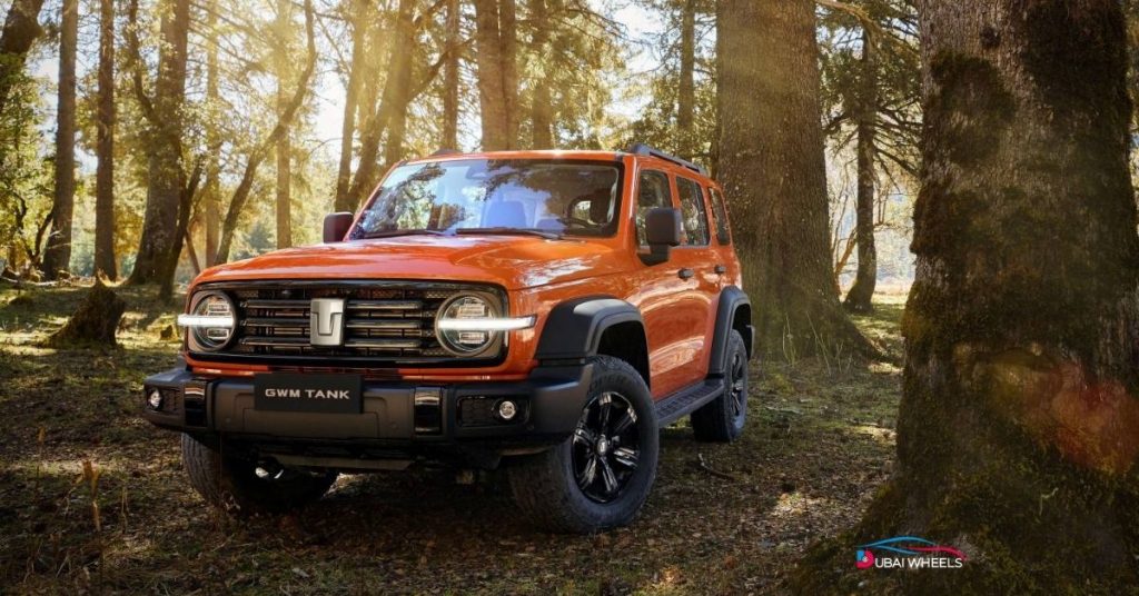 Tank 300 UAE premium interior with dual screens, leather upholstery, and advanced infotainment