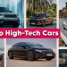 Top high-tech cars 2025 in the UAE including Tesla Model S Plaid, Mercedes-Benz EQS, BMW i7, Porsche Taycan and Range Rover with AI, electric and luxury features