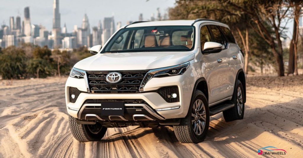 Toyota Fortuner 2025 in UAE showcasing spacious seven-seat layout, strong engine performance, and off-road capability
