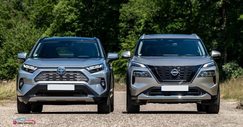 Toyota RAV4 vs Nissan X-Trail UAE comparison to help buyers choose the best SUV for Dubai and Abu Dhabi