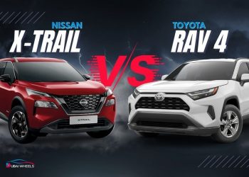 Toyota RAV4 vs Nissan X-Trail UAE comparison showing design, features and performance