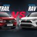 Toyota RAV4 vs Nissan X-Trail UAE comparison showing design, features and performance